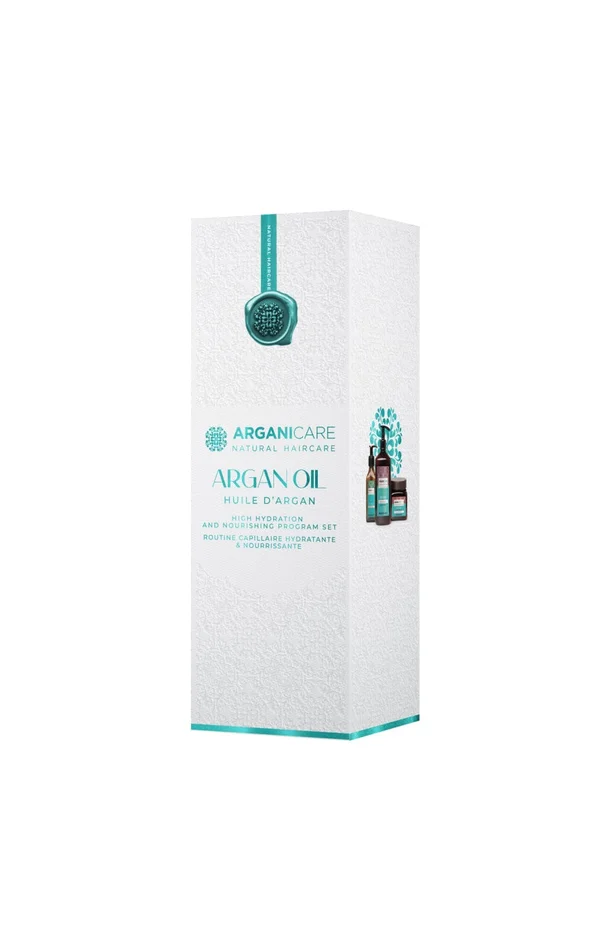 Coffret ultra-nourrissant – Argan & karité – Cheveux bouclés – 3 produits