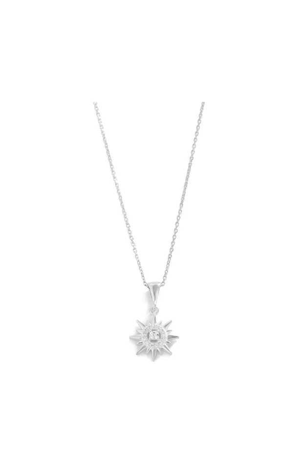 Collier soleil – Argent 925/000 & zircons