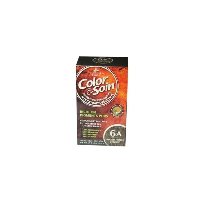 COLOR & SOIN BLOND FONCE CENDRE LES 3 CHENES 6A