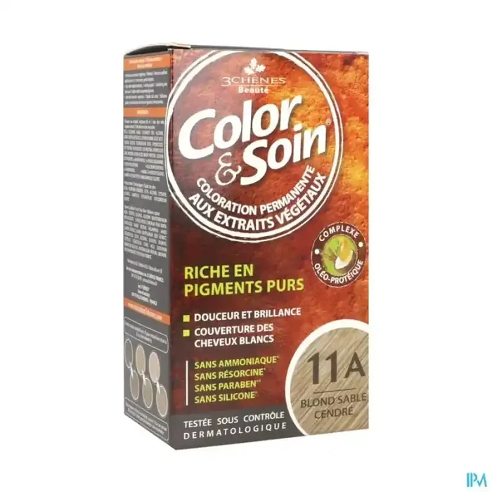 Color soin 11a blond sable cendre etui 60ml x2