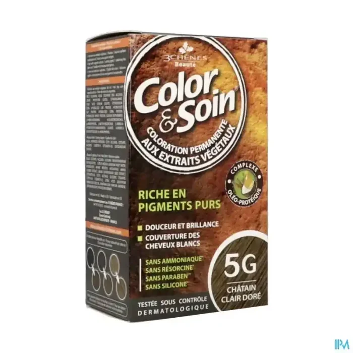 Color soin 5g chatain clair doré etui 60ml x2