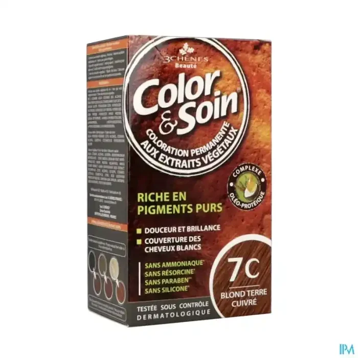 Color soin 7c blond terre cuivre etui 60ml x2