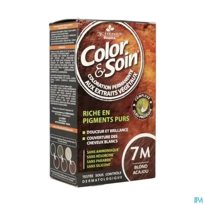 Color soin 7m blond acajou etui 60ml x2