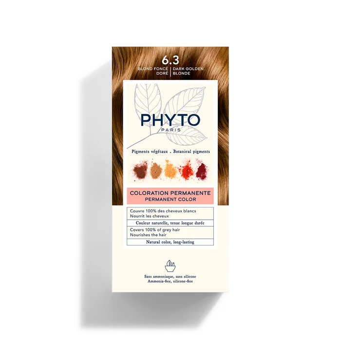 Coloration – 6.3 Blond Foncé Doré – Kit Coloration Permanente