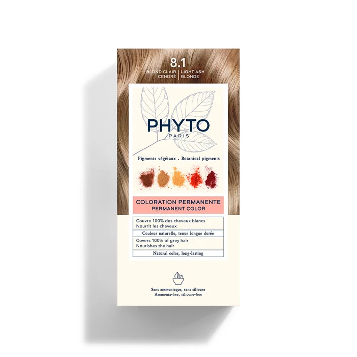 Coloration – 8.1 Blond Clair Cendré – Kit Coloration Permanente