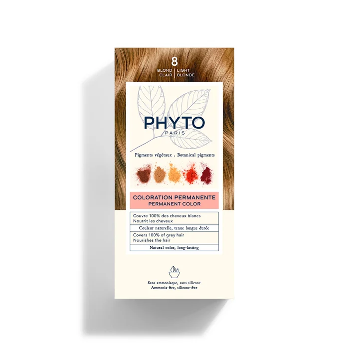 Coloration – 8 Blond Clair – Kit Coloration Permanente