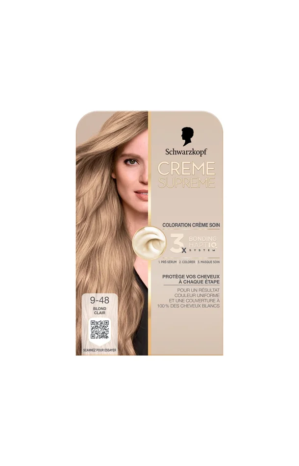 Coloration – Crème supreme – 9-48 Blond clair