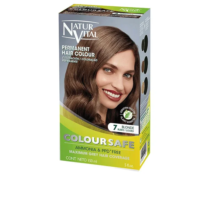 Colore permanente per capelli COLOURSAFE #7-biondo