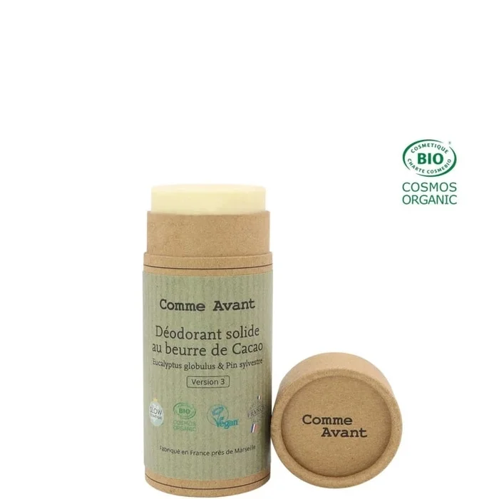 Comme Avant Déodorant Solide Au beurre de Cacao Eucalyptus & Pin Sylvestre