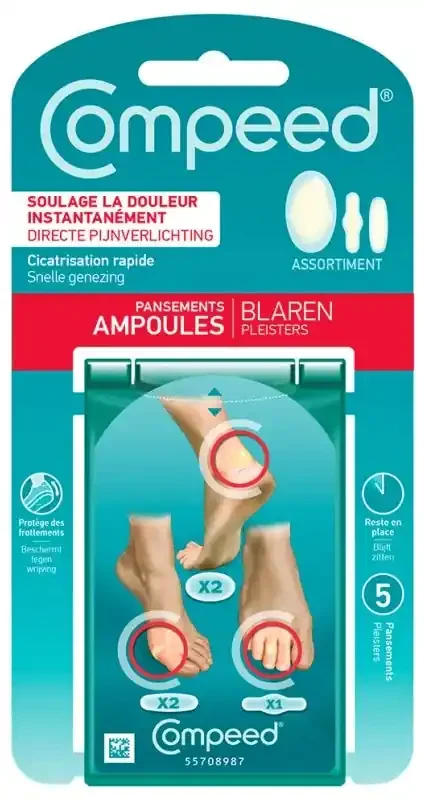 Compeed Ampoules Assortiment Pack 3 en 1 5 Pansements