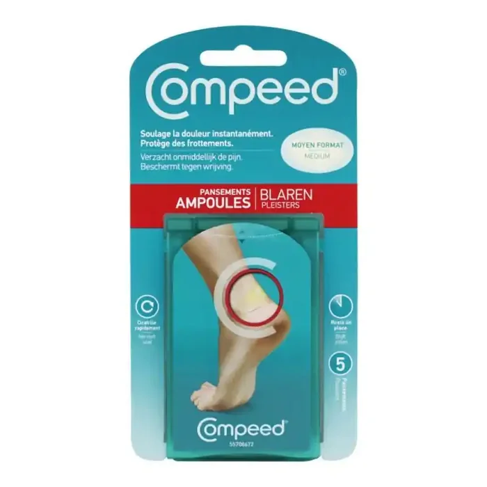Compeed Pansements Ampoules Format Moyen boîte de 5