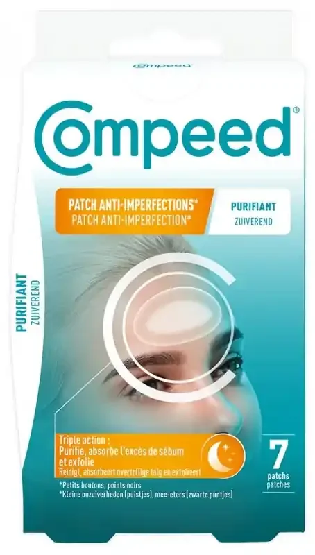 Compeed Patchs Anti-Imperfections Purifiants Hydrocolloides 7 Patchs