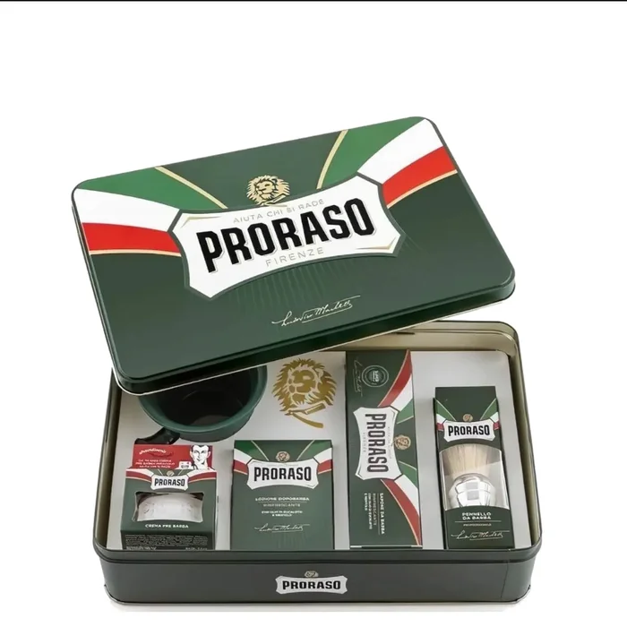 Complet Boîte Métal – Coffret Crème Avant-Rasage 100 ml +4 Produits