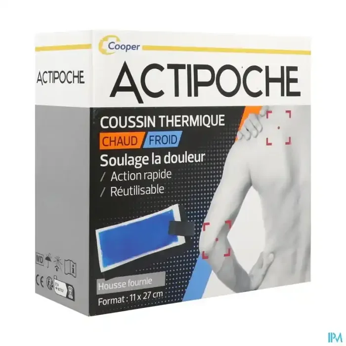 Cooper actipoche chaud froid coussin 11cm x 27cm