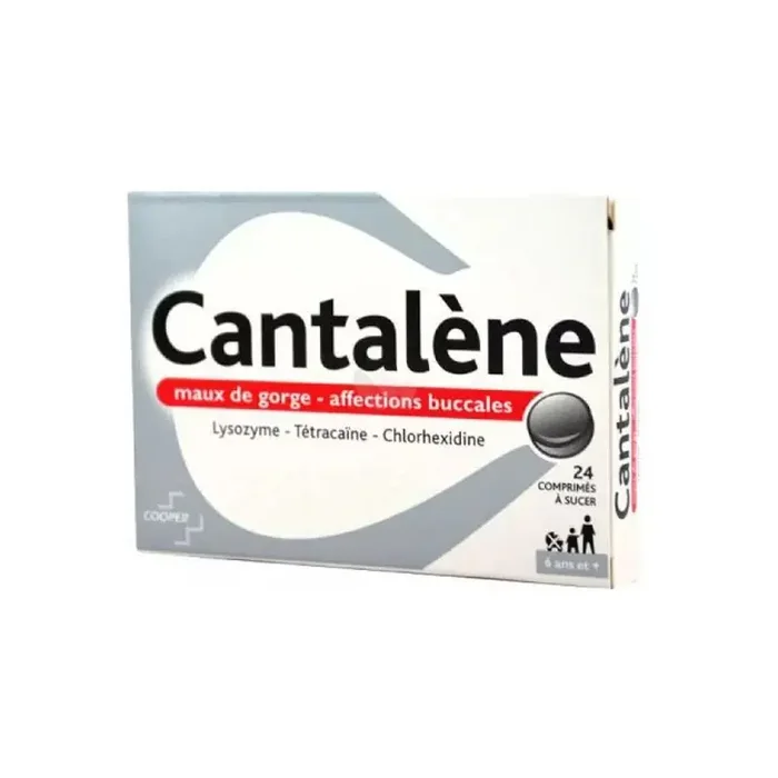 Cooper Cantalene 24 comprimes a sucer