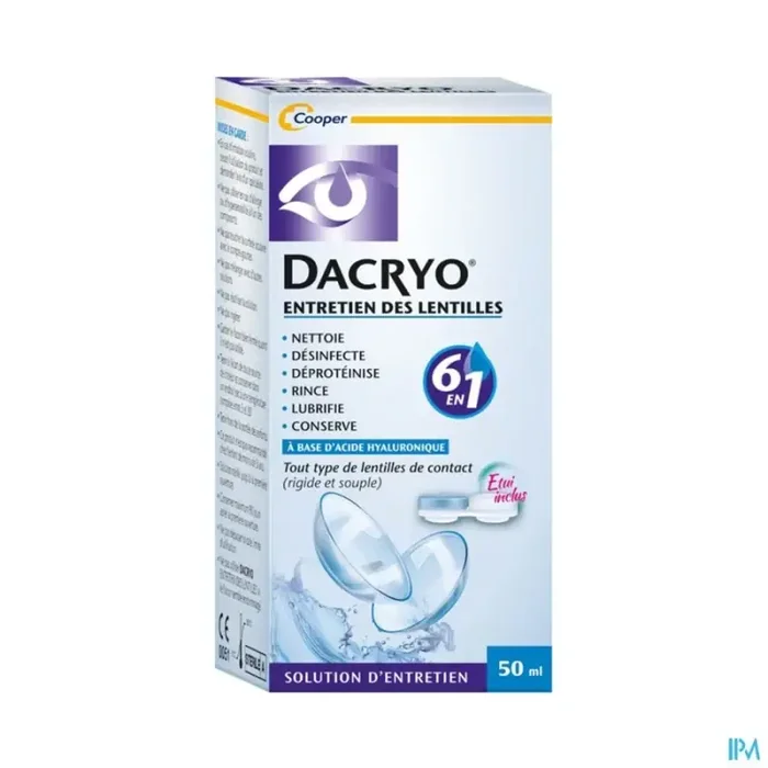 Cooper dacryolens entretien lentilles 50ml
