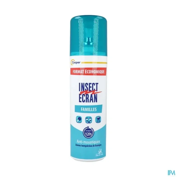 Cooper insect ecran repulsif peau famille spray 200ml