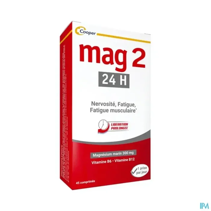 Cooper mag 2 24h comprimé à liberation prolongee 45