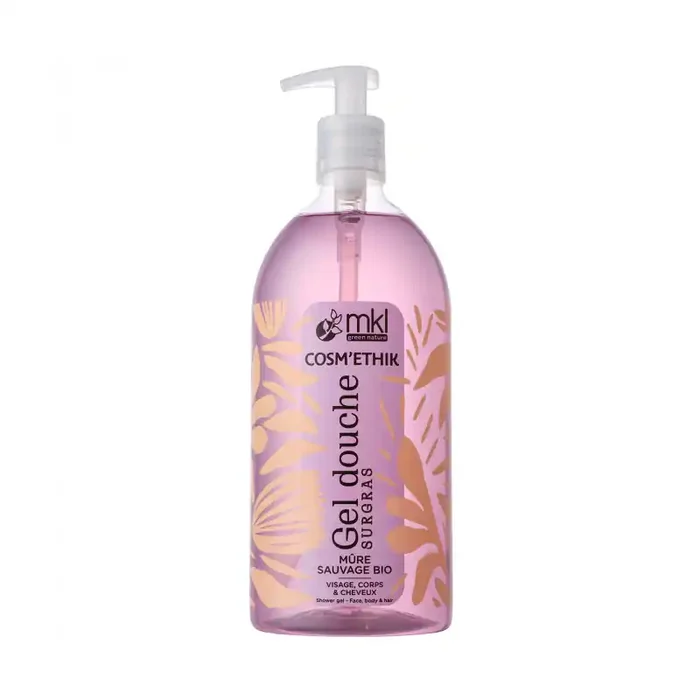 COSM‘ÉTHIK GEL DOUCHE SURGRAS MÛRE SAUVAGE BIO 1L MKL