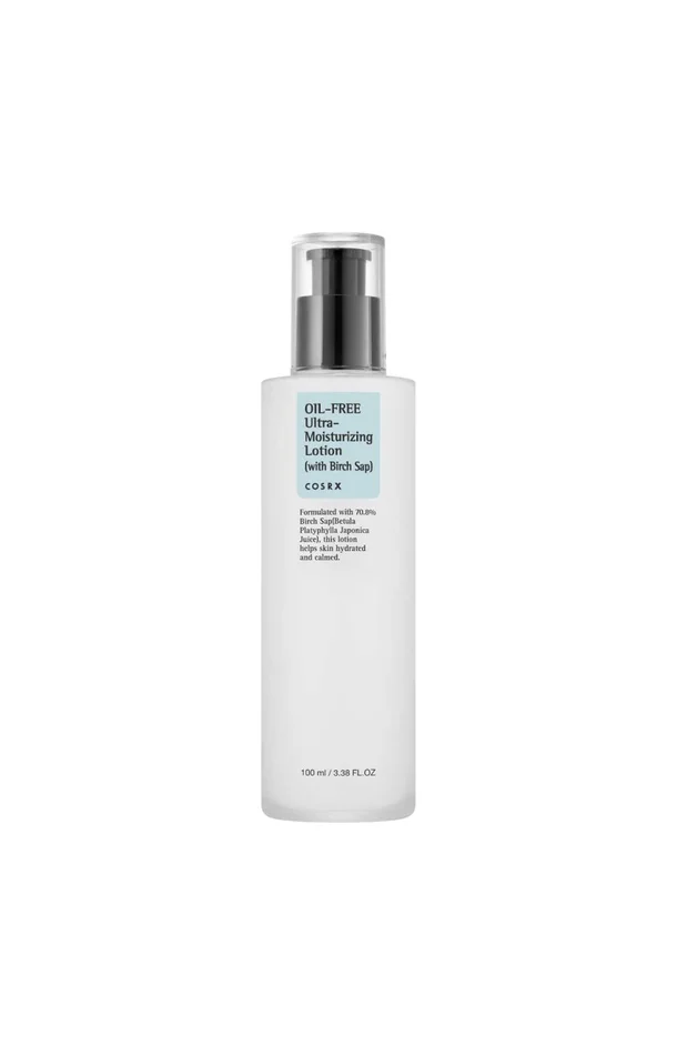 Cosrx – Crème hydratante & réductrice de sébum – Sève de bouleau – Visage