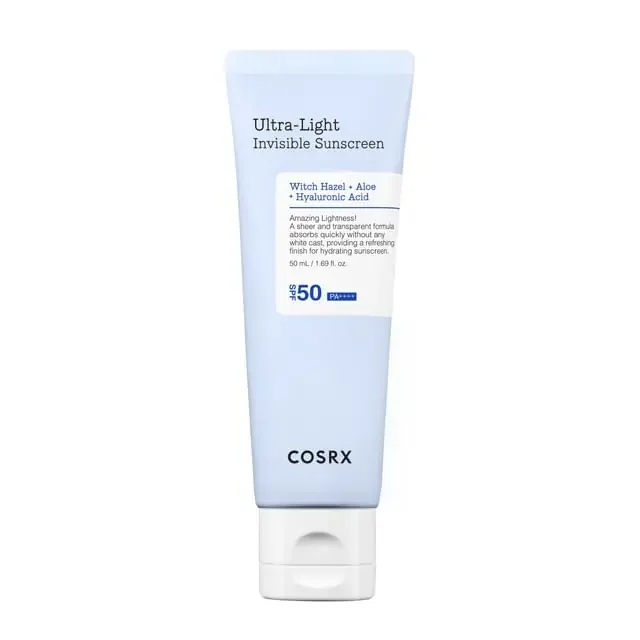 Cosrx Ultra Light Invisible Sunscreen – Crème solaire ultra légère et invisible SPF50 50mL