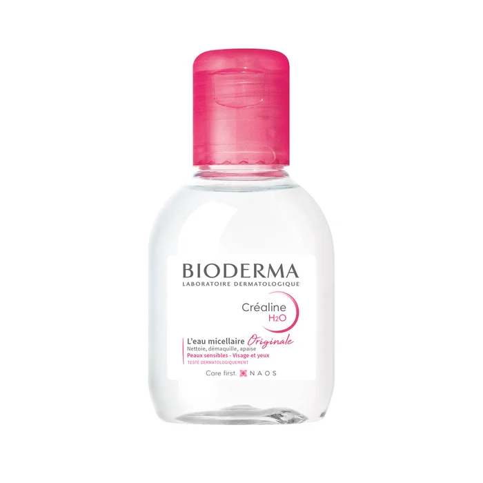 Créaline H2O – Eau Micellaire Démaquillante Sans Rinçage – Peaux Sensibles