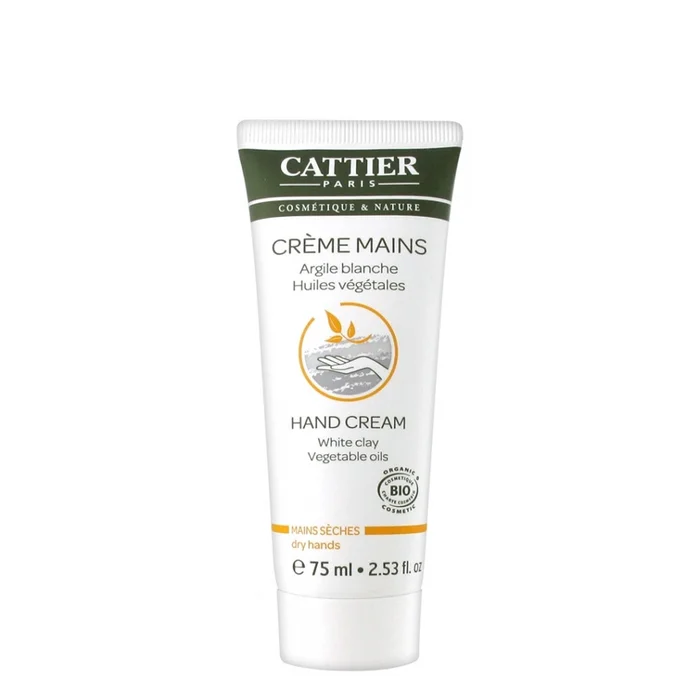Crème Mains Sèches – Argile Blanche & Huiles Végétales 75 ml