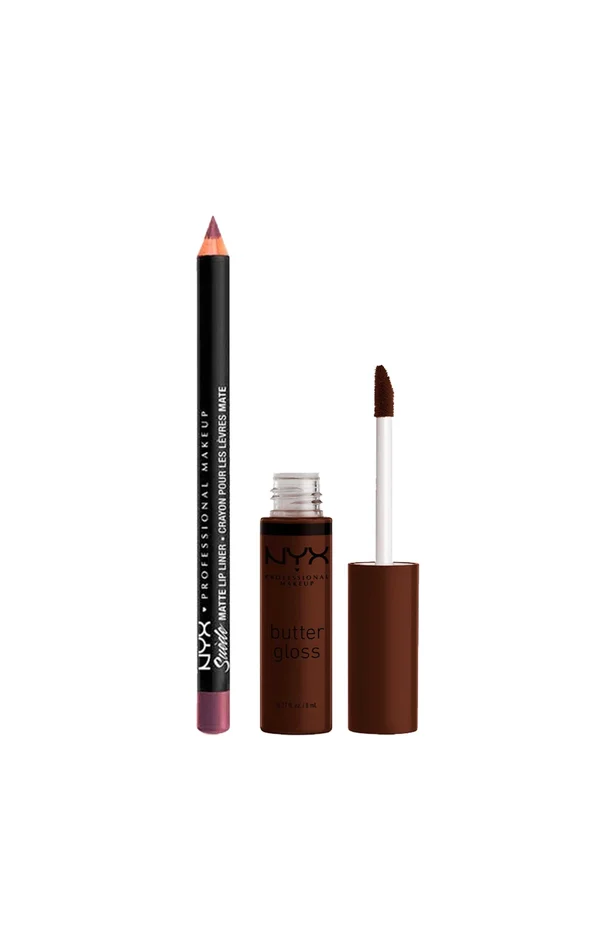 Crayon à lèvres & gloss – Soft Spoken & Lava Cake