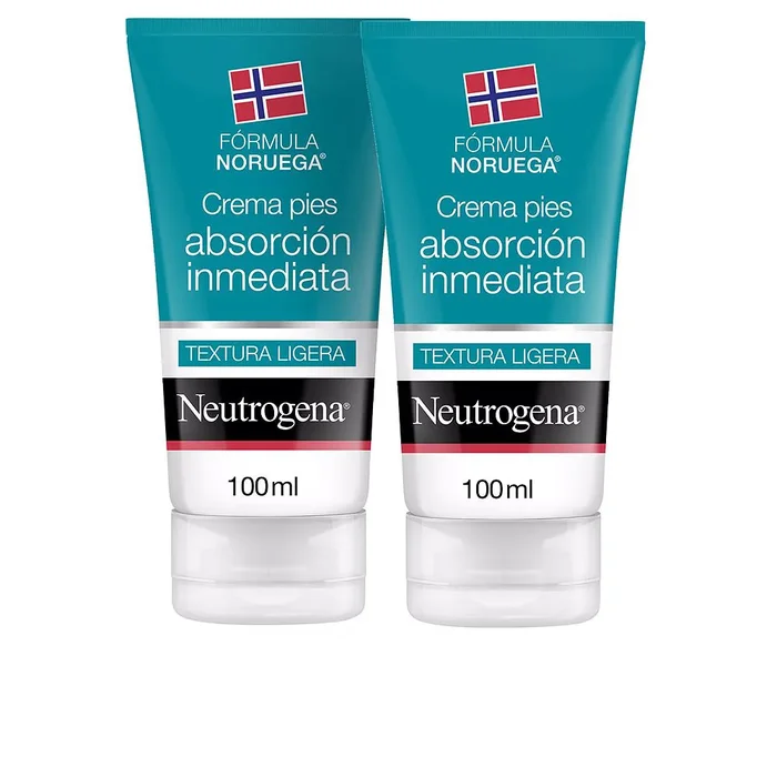 CREMA PIES ABSORCIÓN INMEDIATA coffret 2 x 100 ml