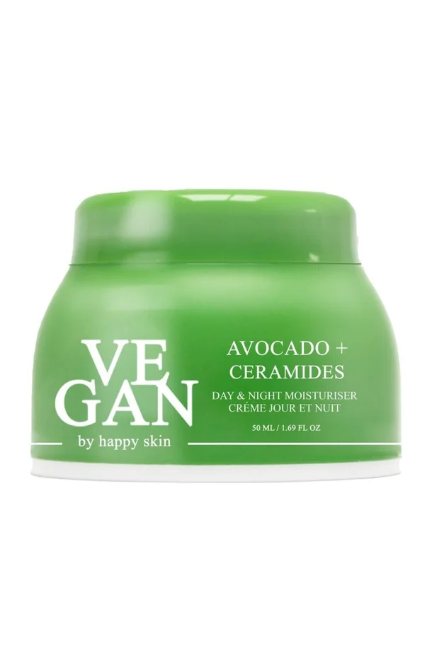 Crème anti-âge – Avocat & céramides – Jour & nuit – Peaux sèches – 50 ml