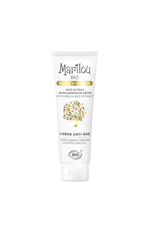 Crème anti-âge bio – Huile d’argan – Peaux matures – 50 ml