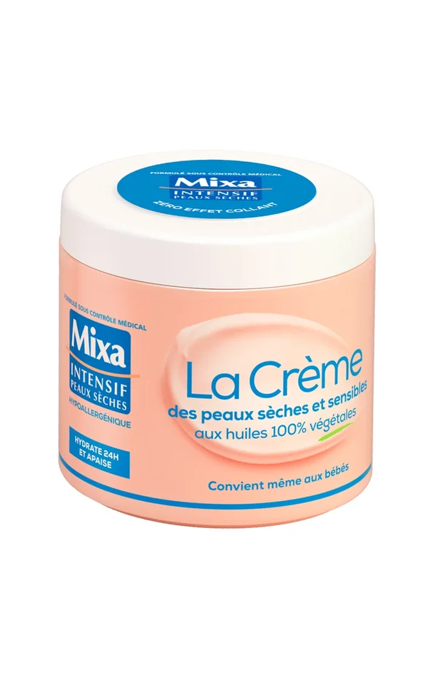 Crème anti-dessèchement – Peaux sèches & sensibles – Corps & visage – 400 ml