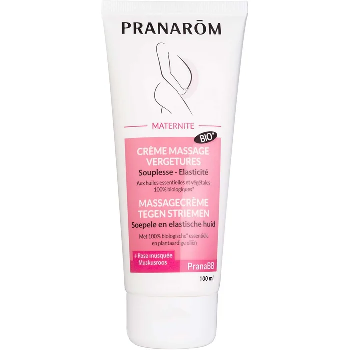 Crème anti-vergetures bio – Huiles essentielles & végétales – Maternité – 100 ml