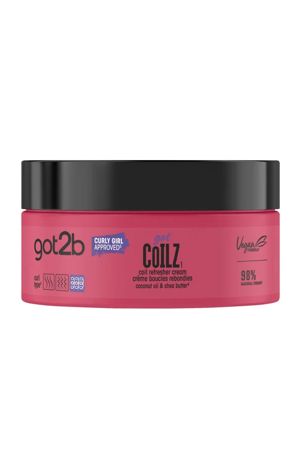 Crème boucle – huile de coco & beurre de karité – Cheveux bouclés & ondulés – 200 ml