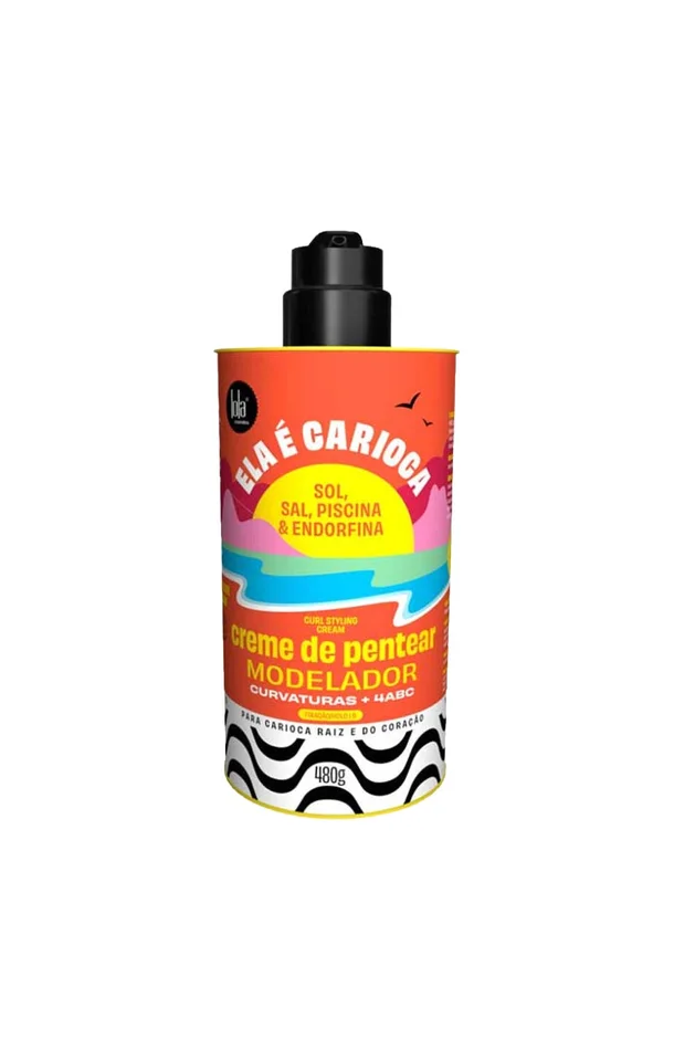 Crème coiffante 4ABC – Ela É Carioca – Cheveux bouclés – 480 g