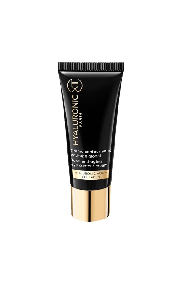 Crème contour yeux anti-âge global – Acide hyaluronique & collagène – Yeux – 15 ml