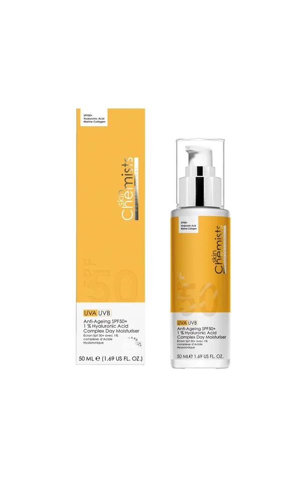 Crème de jour anti-âge SPF50 – Acide Hyaluronique – Visage – 50 ml