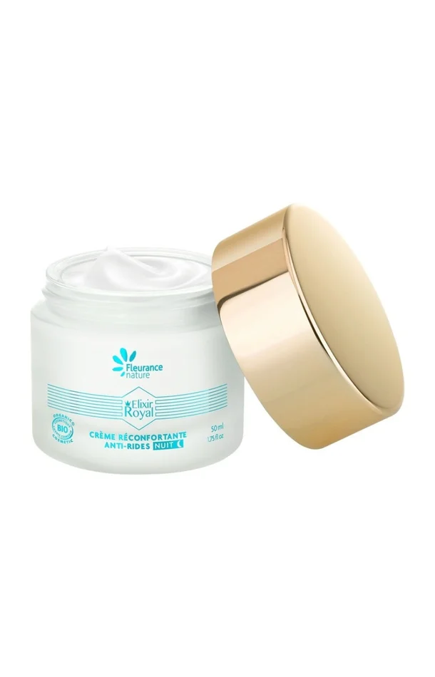 Crème de nuit bio réconfortante anti-rides – Visage