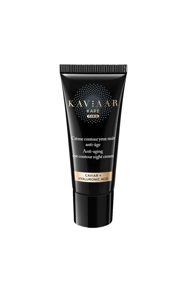 Crème de nuit contour des yeux anti-âge – Caviar & acide hyaluronique