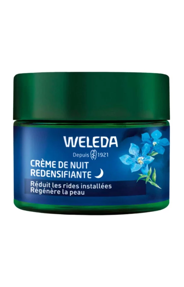 Crème de nuit redensifiante – Gentiane bleue & edelweiss – Peaux matures