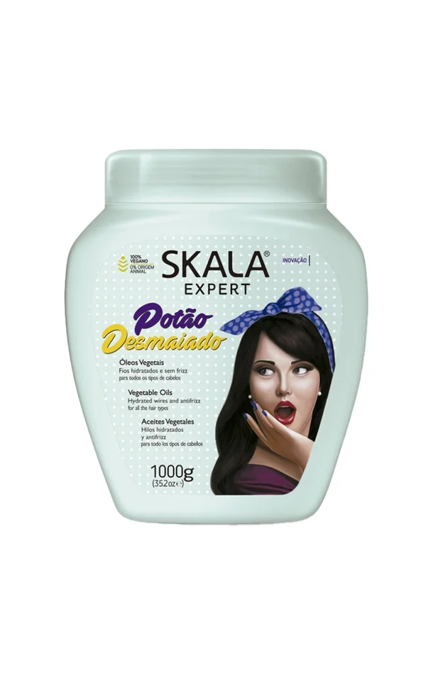 Crème de soin anti-frisottis vegan – Cheveux ternes –