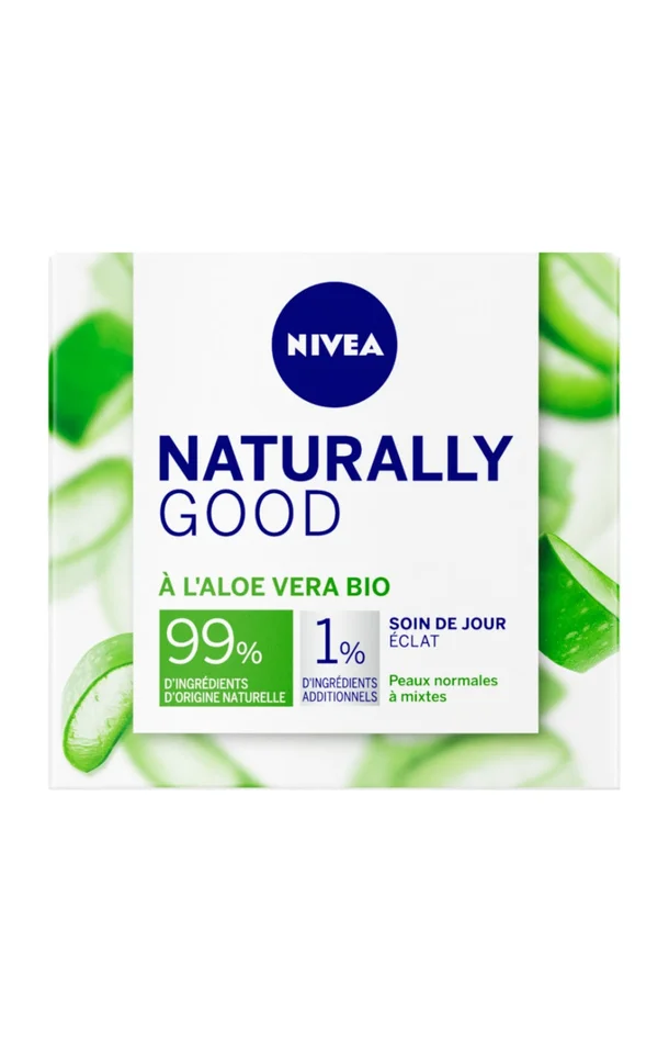 Crème éclat – Aloe vera bio – Naturally Good – Jour – Visage