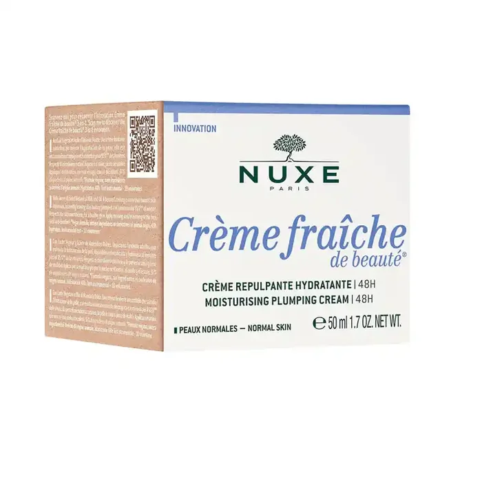 CREME FRAICHE DE BEAUTE PEAUX NORMALES REPULPANTE HYDRATANTE 48h 50ml NUXE