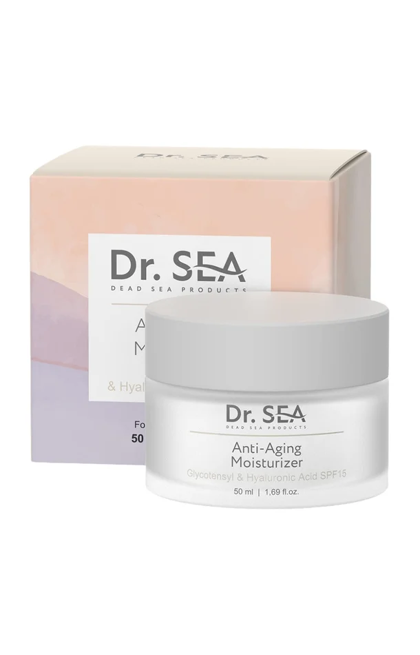 Crème hydratante anti-âge SPF 15 – Glycotensyl & acide hyaluronique – Peaux matures – 50 ml