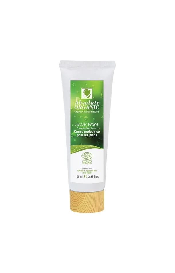 Crème hydratante bio – Aloe vera – Pieds – 100 ml