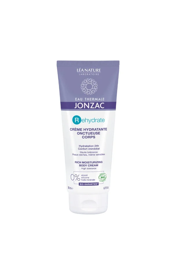 Crème hydratante onctueuse bio – Rehydrate – Corps – 200 ml