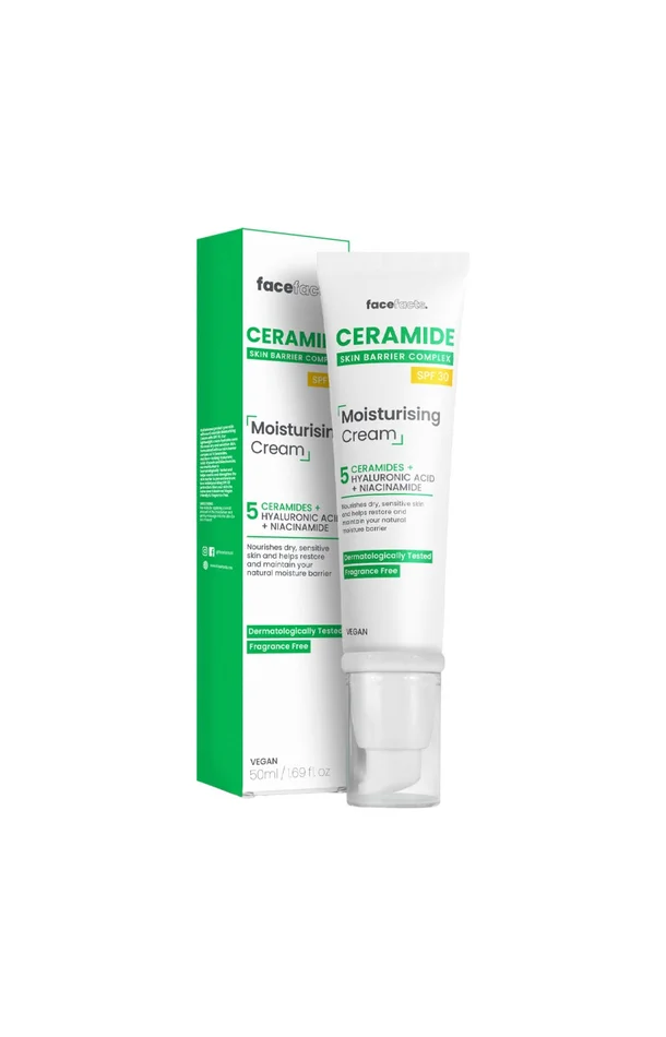 Crème hydratante SPF 30 – 5 Céramides – Visage – 50 ml