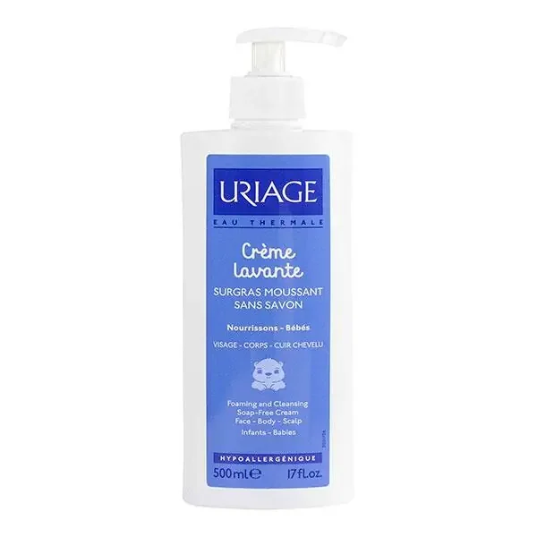 Crème lavante surgras moussant bébé 500ml