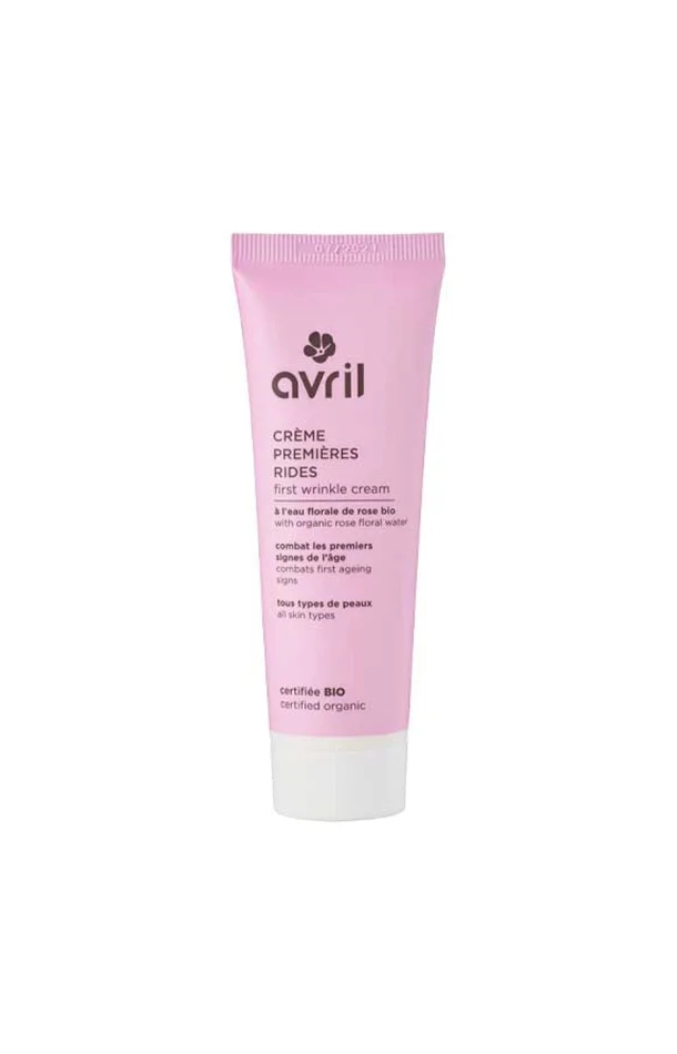 Crème premières rides bio – Eau florale de rose – Visage – 50 ml