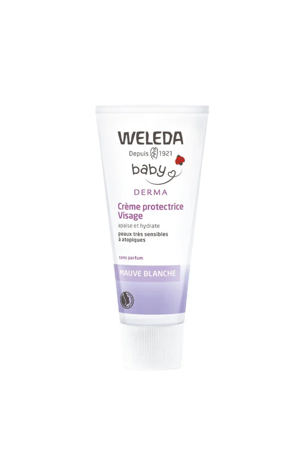 Crème protectrice – Mauve blanche bio – Visage – Bébé – 50 ml